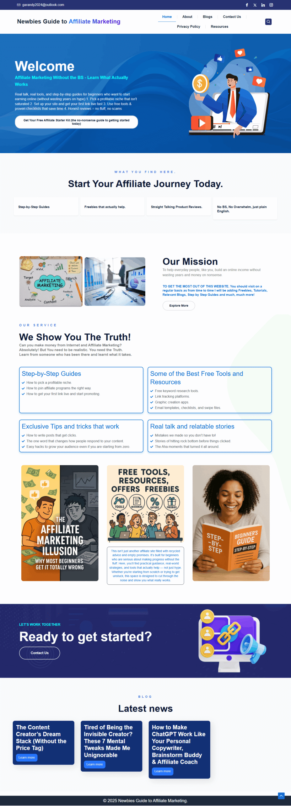 Newbies Guide to a Affiliate Marketing– WordPress Website