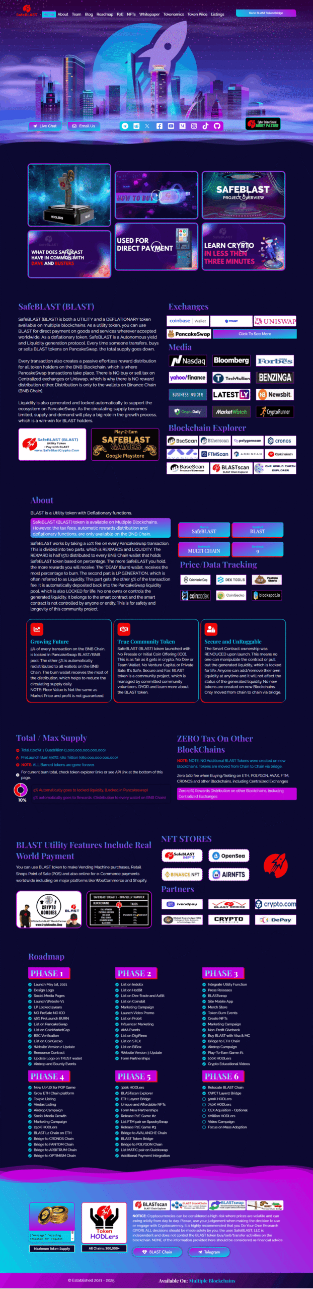 Sfeblast– WordPress Website