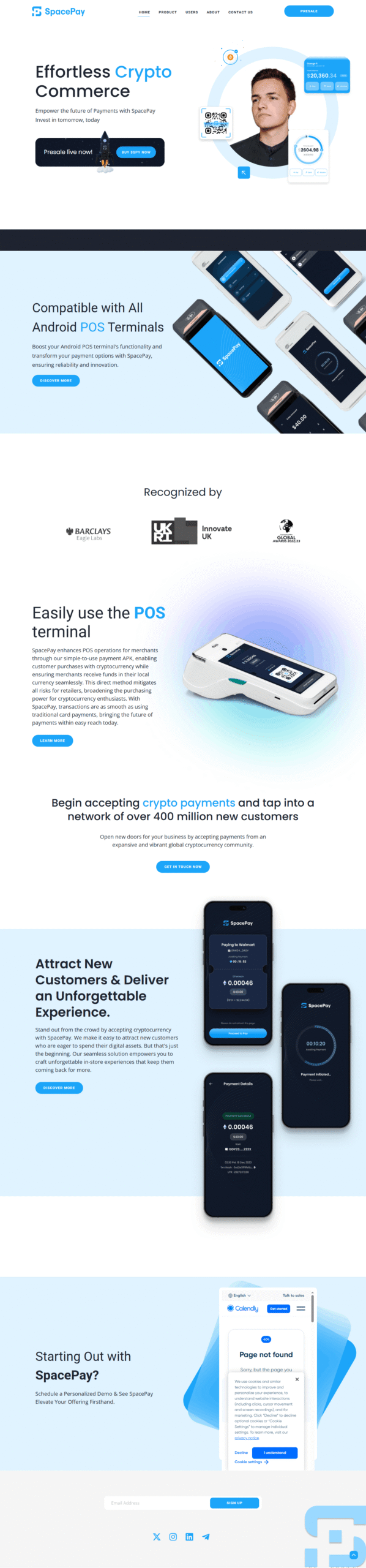 Spacepay – WordPress Website