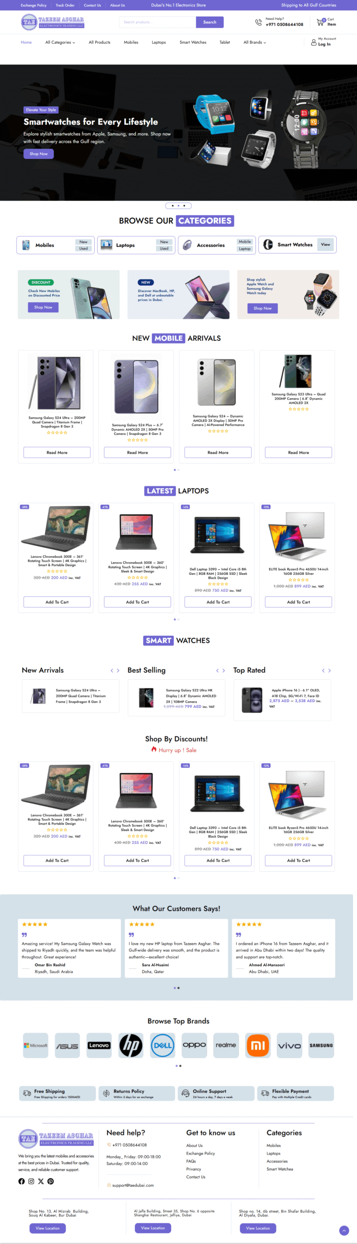 Tazeem Asghar– WordPress Website